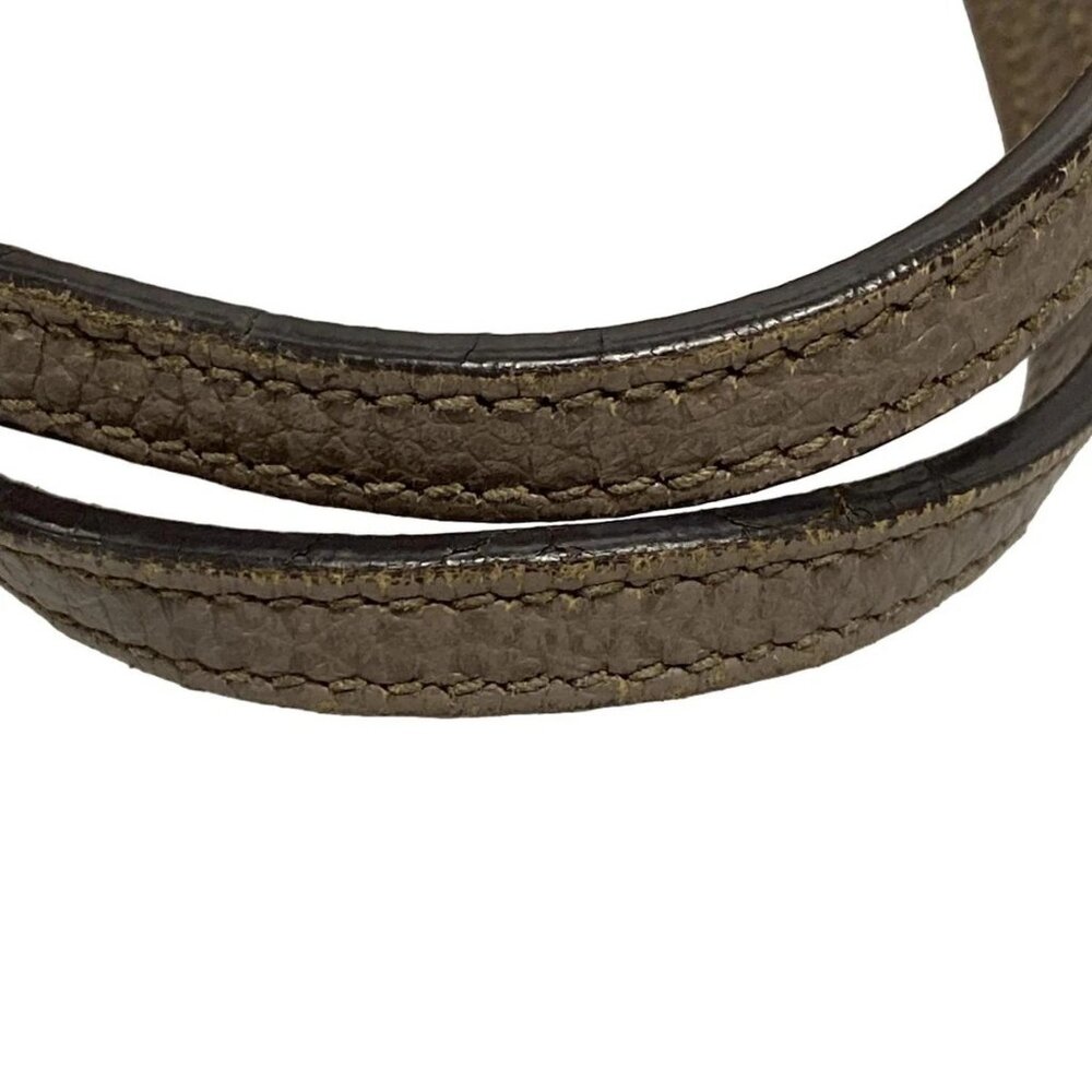 Auth GUCCI Swing 354408 Brown Pink Leather Tote Bag - Picture 5 of 16